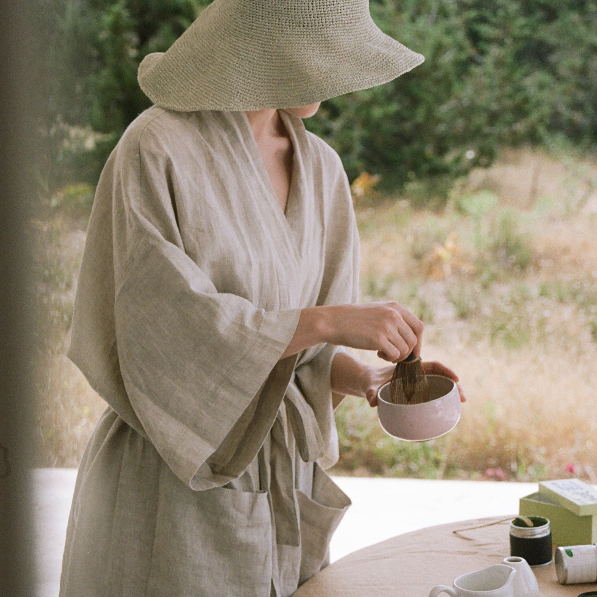 NAPS Linen Robe